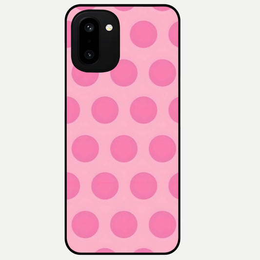  Sweet Dot Dreams Glass Case For Oneplus 15R back cover – full design glossy printed glass finish