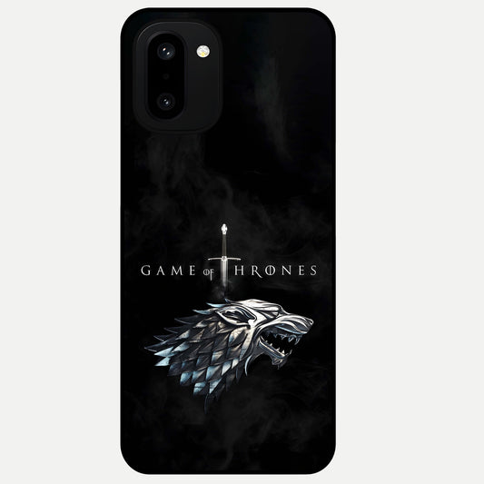  Throne Wolf Legacy Glass Case For Oneplus 15R back cover – full design glossy printed glass finish