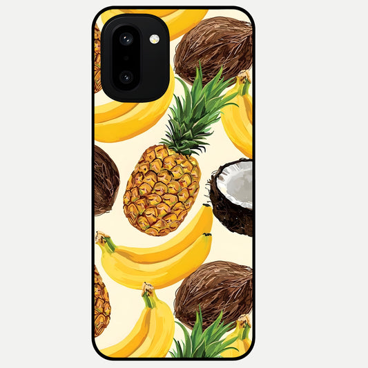  Tropical Fruit Mood Glass Case For Oneplus 15R back cover – full design glossy printed glass finish
