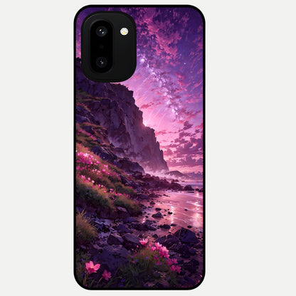  Twilight Blossom Coast Glass Case For Oneplus 15R back cover – full design glossy printed glass finish