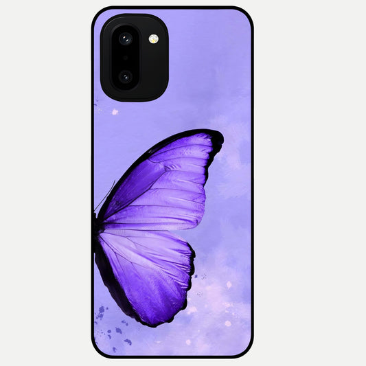  Violet Dream Wing Glass Case For Oneplus 15R back cover – full design glossy printed glass finish