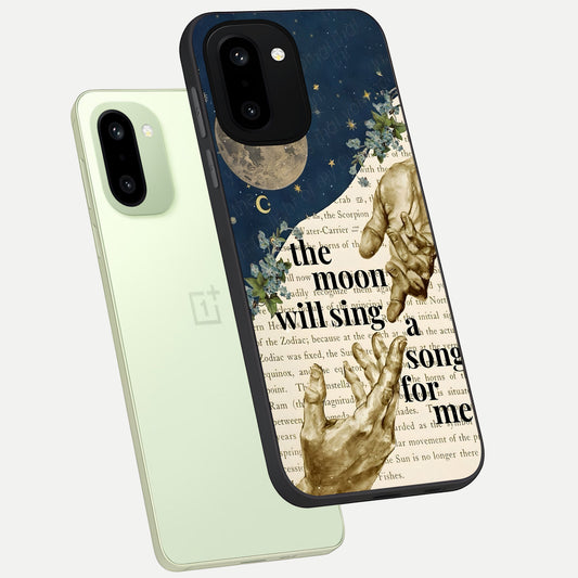  Aesthetic Divine phone case For Oneplus 15R showing premium glass back cover with detailed artwork