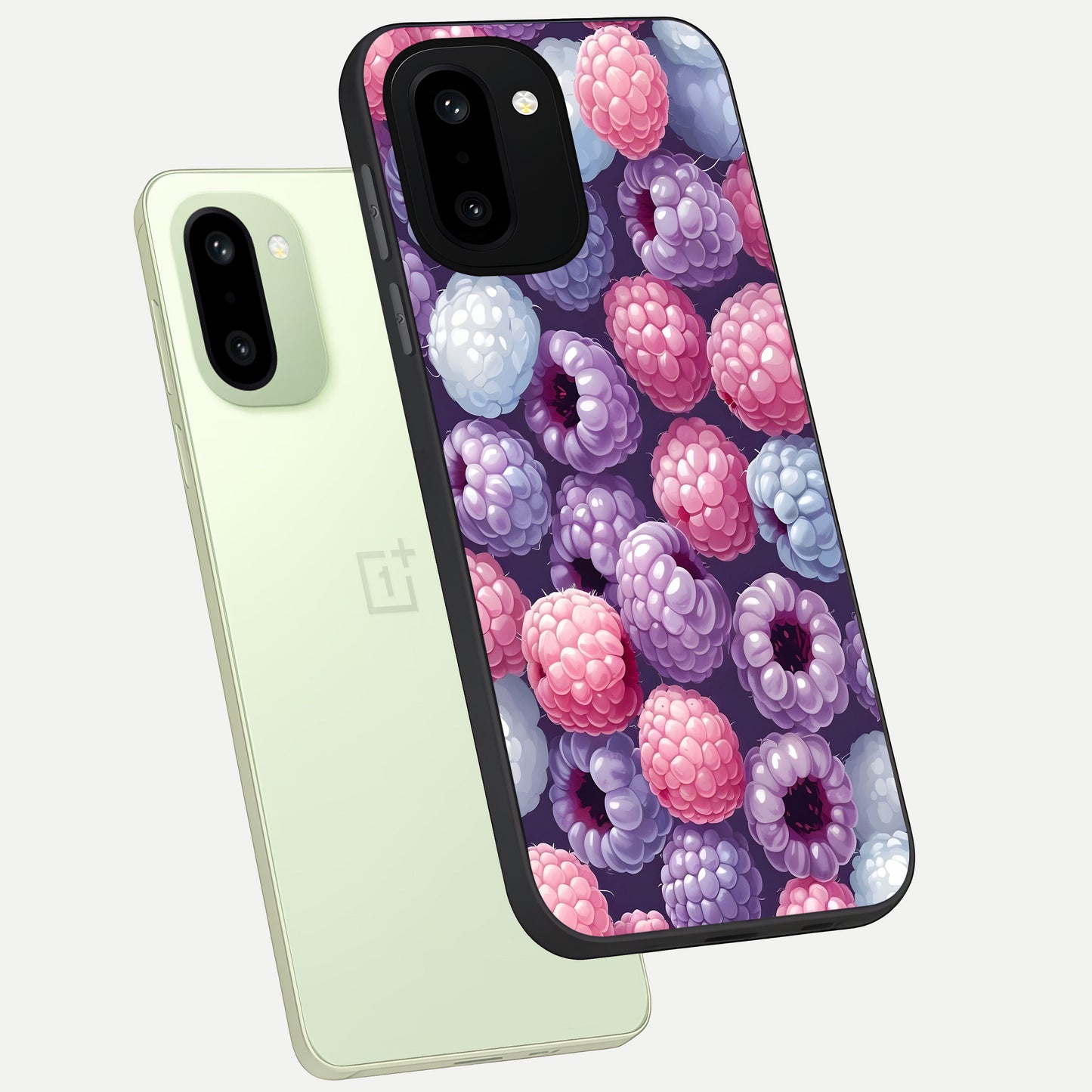  Berry Candy Pop phone case For Oneplus 15R showing premium glass back cover with detailed artwork