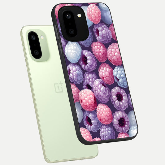  Berry Candy Pop phone case For Oneplus 15R showing premium glass back cover with detailed artwork