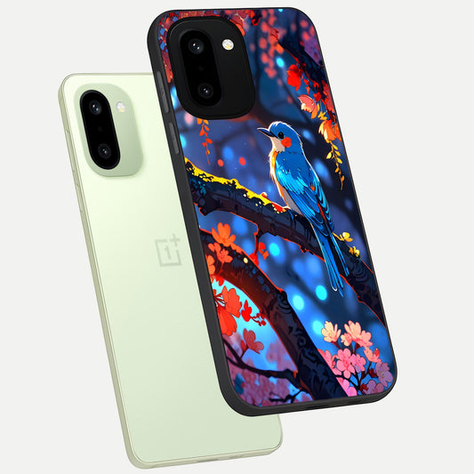  Blooming Water Drift phone case For Oneplus 15R showing premium glass back cover with detailed artwork