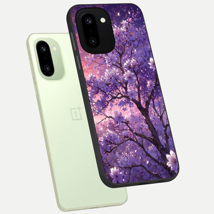  Blossom Tree phone case For Oneplus 15R showing premium glass back cover with detailed artwork