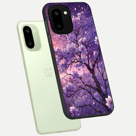  Blossom Tree phone case For Oneplus 15R showing premium glass back cover with detailed artwork