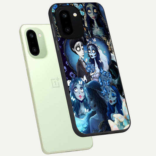  Butterfly Ghost Soul phone case For Oneplus 15R showing premium glass back cover with detailed artwork