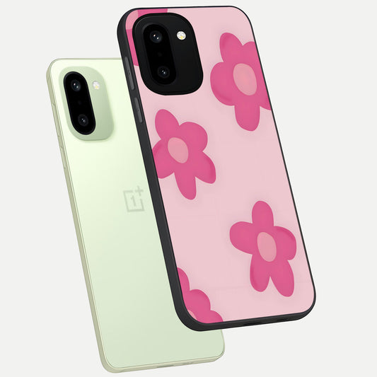  Candy Bloom Dreams phone case For Oneplus 15R showing premium glass back cover with detailed artwork