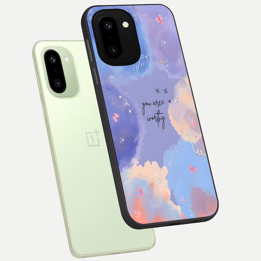  Celestial Cloud Magic phone case For Oneplus 15R showing premium glass back cover with detailed artwork