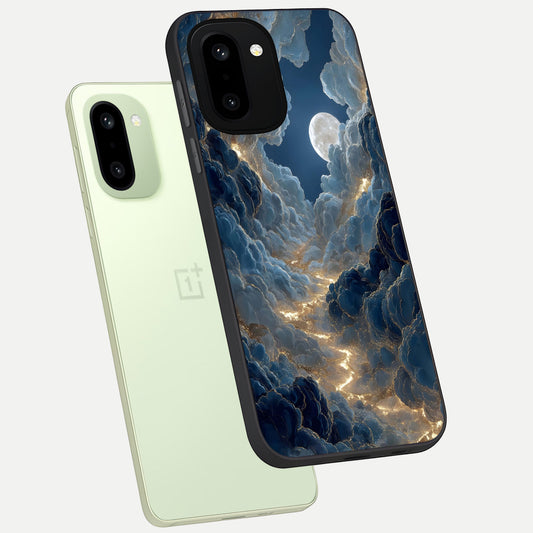  Celestial Cloud Road phone case For Oneplus 15R showing premium glass back cover with detailed artwork