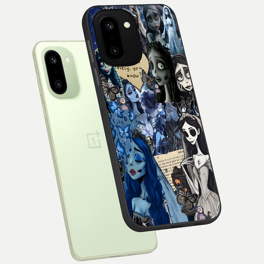  Corpse Bride Posters phone case For Oneplus 15R showing premium glass back cover with detailed artwork