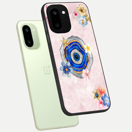  Divine Aura Bloom phone case For Oneplus 15R showing premium glass back cover with detailed artwork