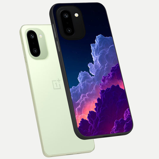  Dreamy Cloud Skies phone case For Oneplus 15R showing premium glass back cover with detailed artwork