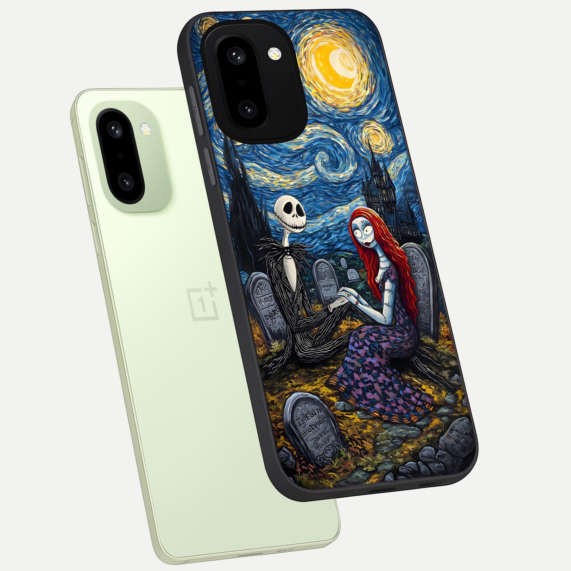  Eternal Night Love phone case For Oneplus 15R showing premium glass back cover with detailed artwork