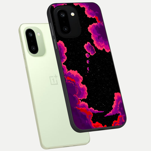  Galaxy Dream Frame phone case For Oneplus 15R showing premium glass back cover with detailed artwork