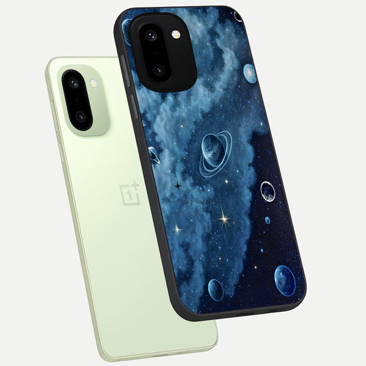  Galaxy Dream Space phone case For Oneplus 15R showing premium glass back cover with detailed artwork