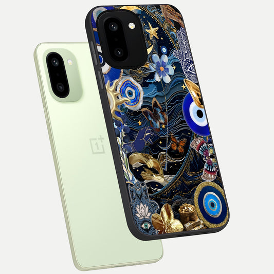  Golden Moon Magic phone case For Oneplus 15R showing premium glass back cover with detailed artwork