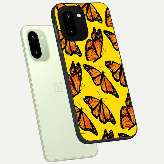  Golden Wing Flight phone case For Oneplus 15R showing premium glass back cover with detailed artwork