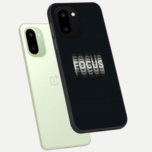  Mono Focus Vision phone case For Oneplus 15R showing premium glass back cover with detailed artwork