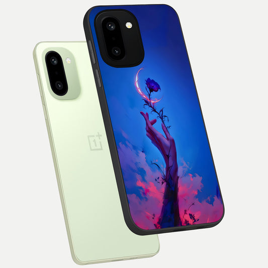  Mystic Hand phone case For Oneplus 15R showing premium glass back cover with detailed artwork