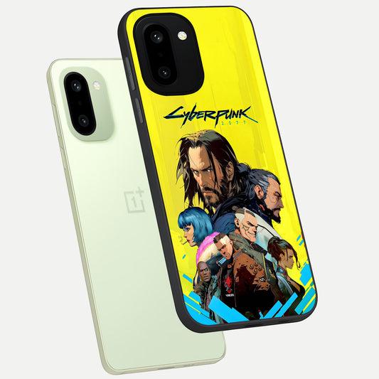  Neon Rebel Genesis phone case For Oneplus 15R showing premium glass back cover with detailed artwork