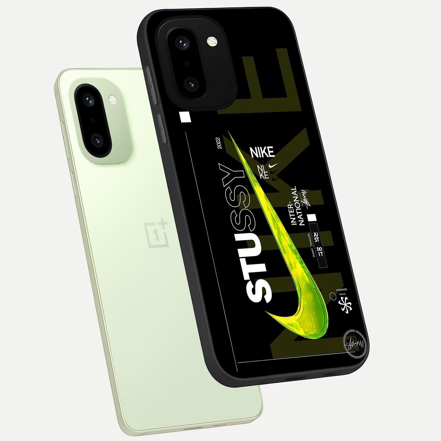  Neon Street Edition phone case For Oneplus 15R showing premium glass back cover with detailed artwork