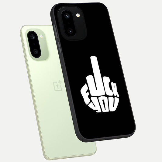  Rebel Mode On phone case For Oneplus 15R showing premium glass back cover with detailed artwork