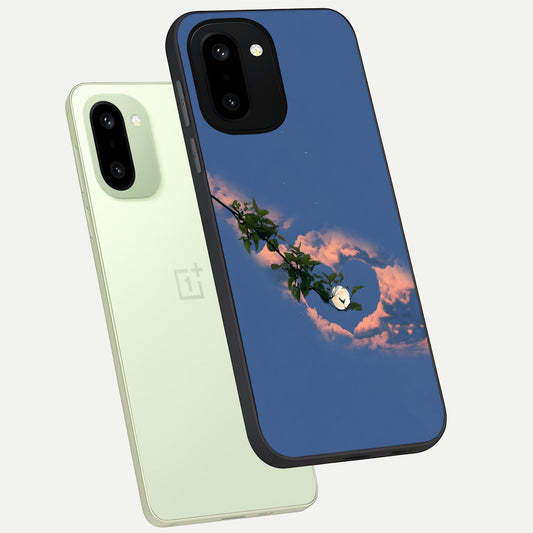  Sky Under Tree phone case For Oneplus 15R showing premium glass back cover with detailed artwork