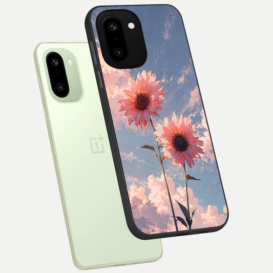  Sun Moon Balance phone case For Oneplus 15R showing premium glass back cover with detailed artwork