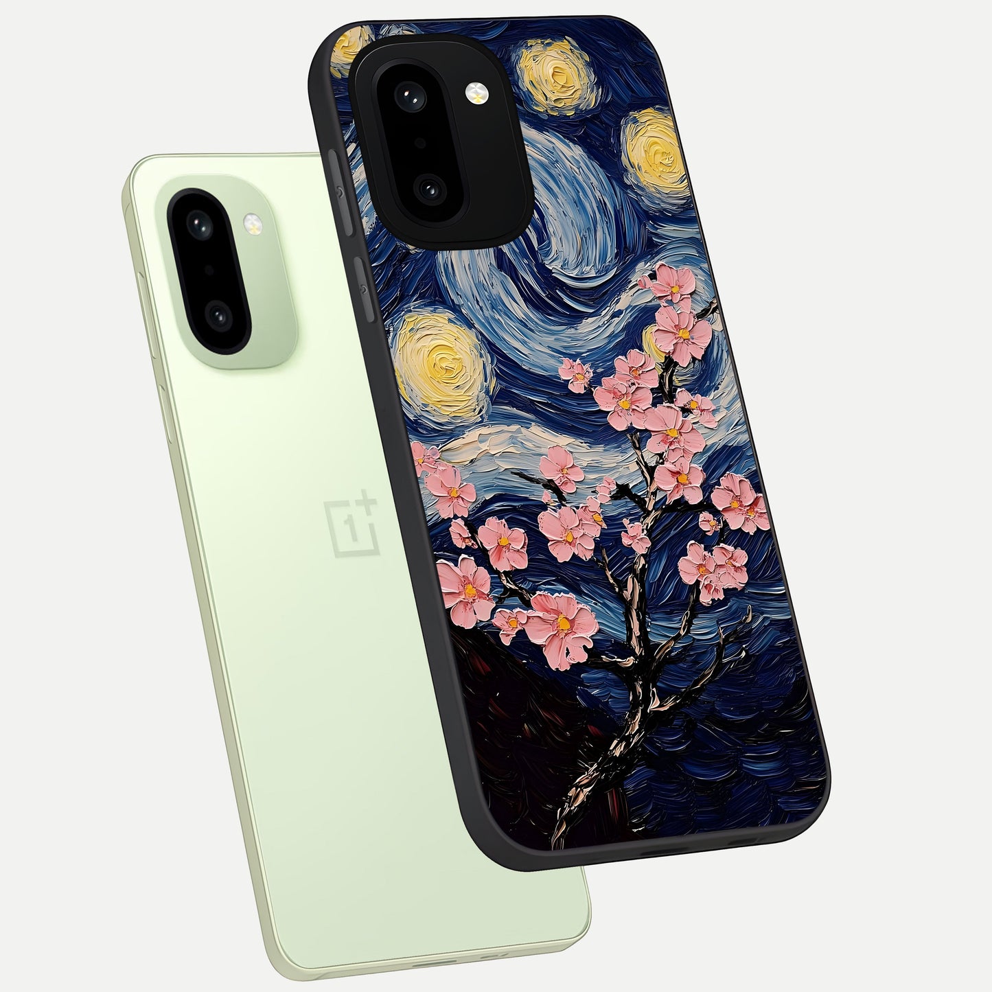  Van Gogh Scenery phone case For Oneplus 15R showing premium glass back cover with detailed artwork