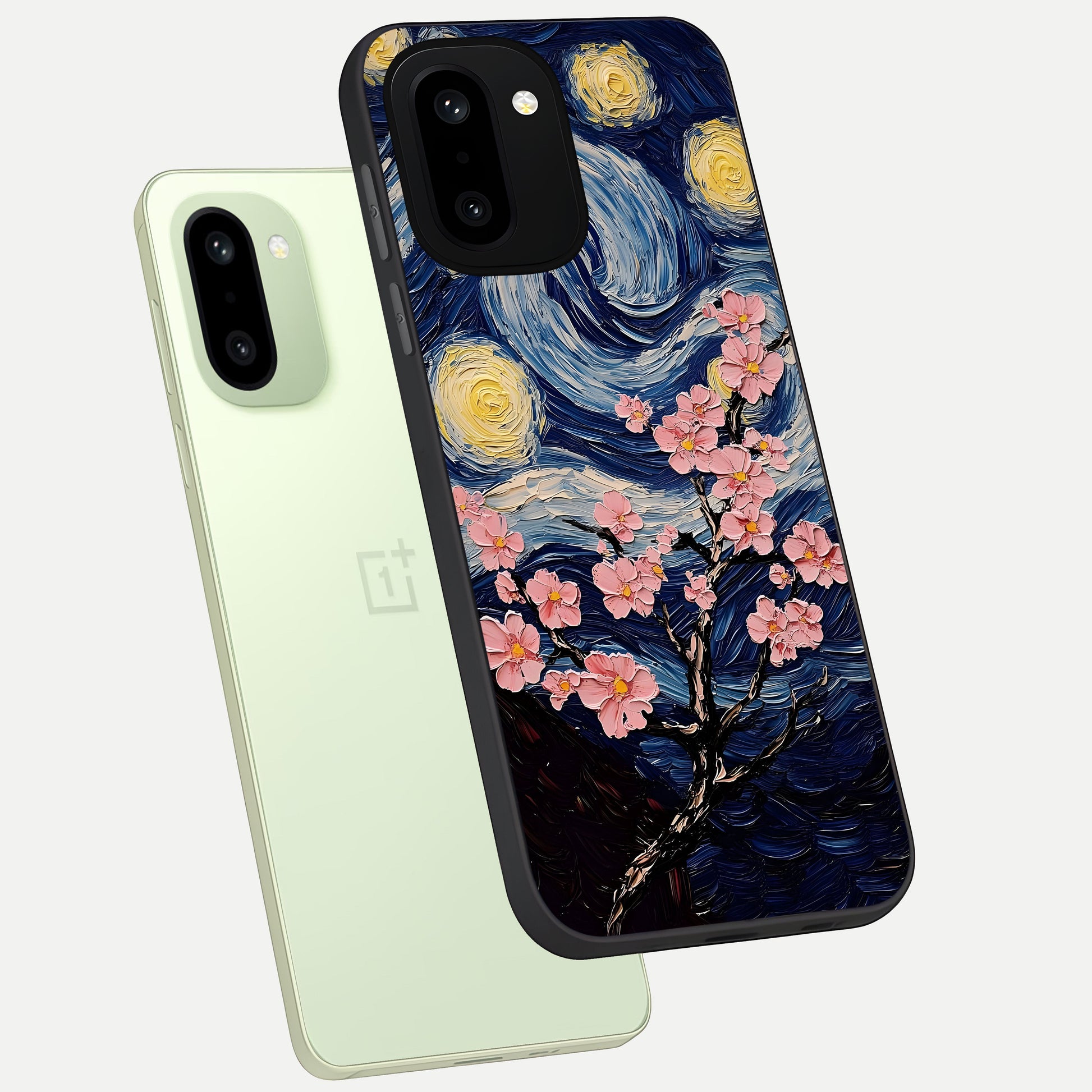 Van Gogh Scenery phone case For Oneplus 15R showing premium glass back cover with detailed artwork