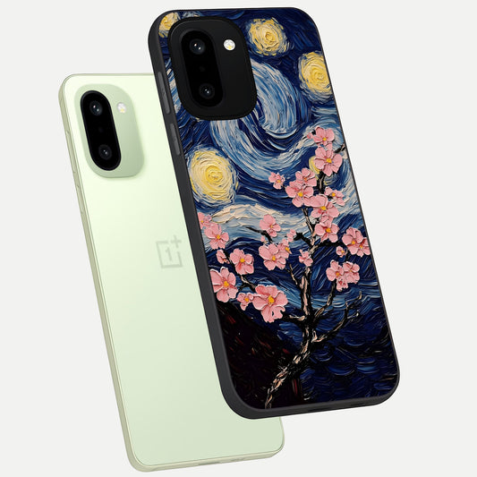  Van Gogh Scenery phone case For Oneplus 15R showing premium glass back cover with detailed artwork