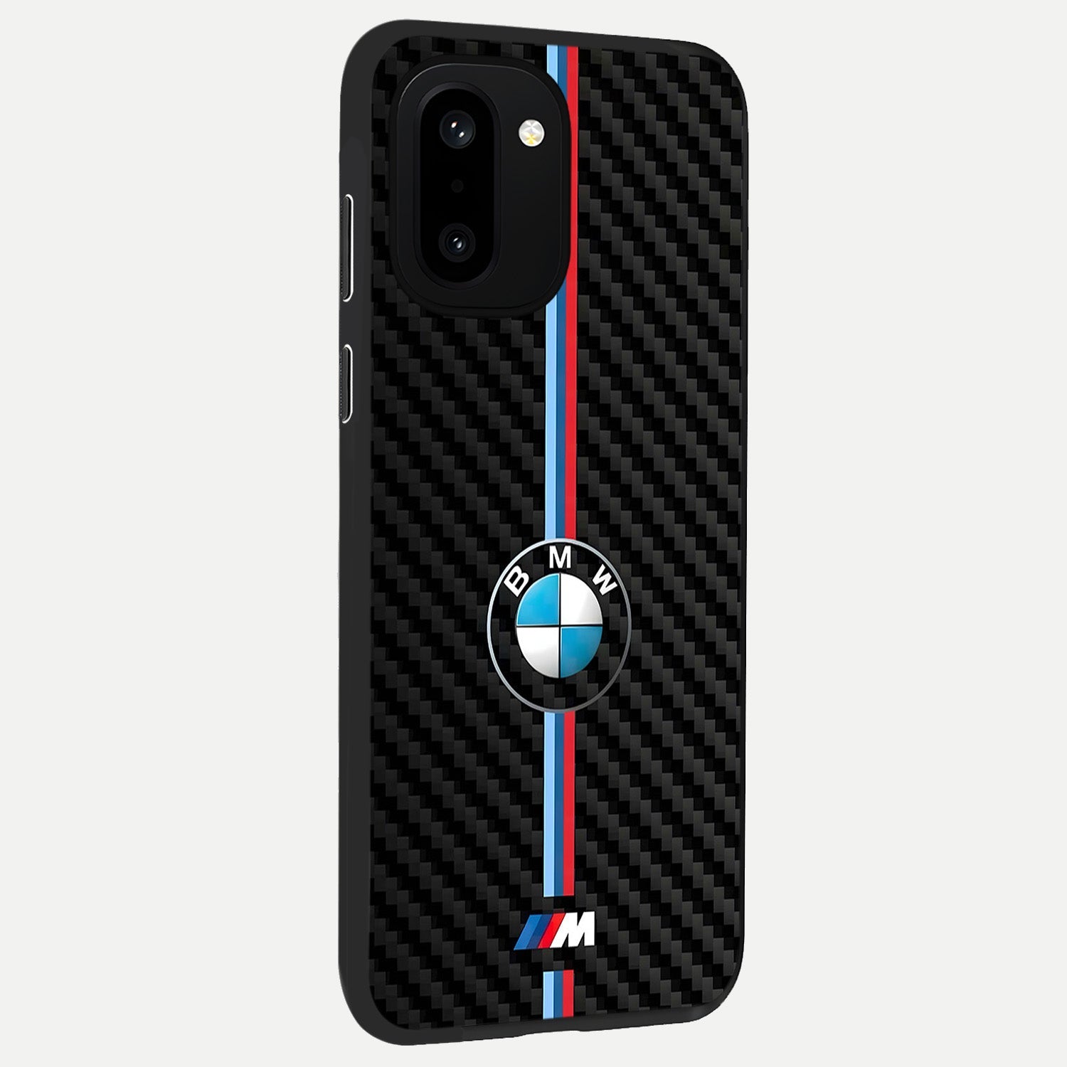  BMW Pattern back cover For Oneplus 15R slim fit glass case with vibrant aesthetic design