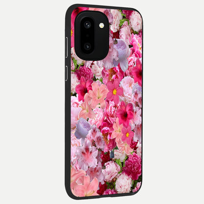  Bloom Crush Fantasy back cover For Oneplus 15R slim fit glass case with vibrant aesthetic design