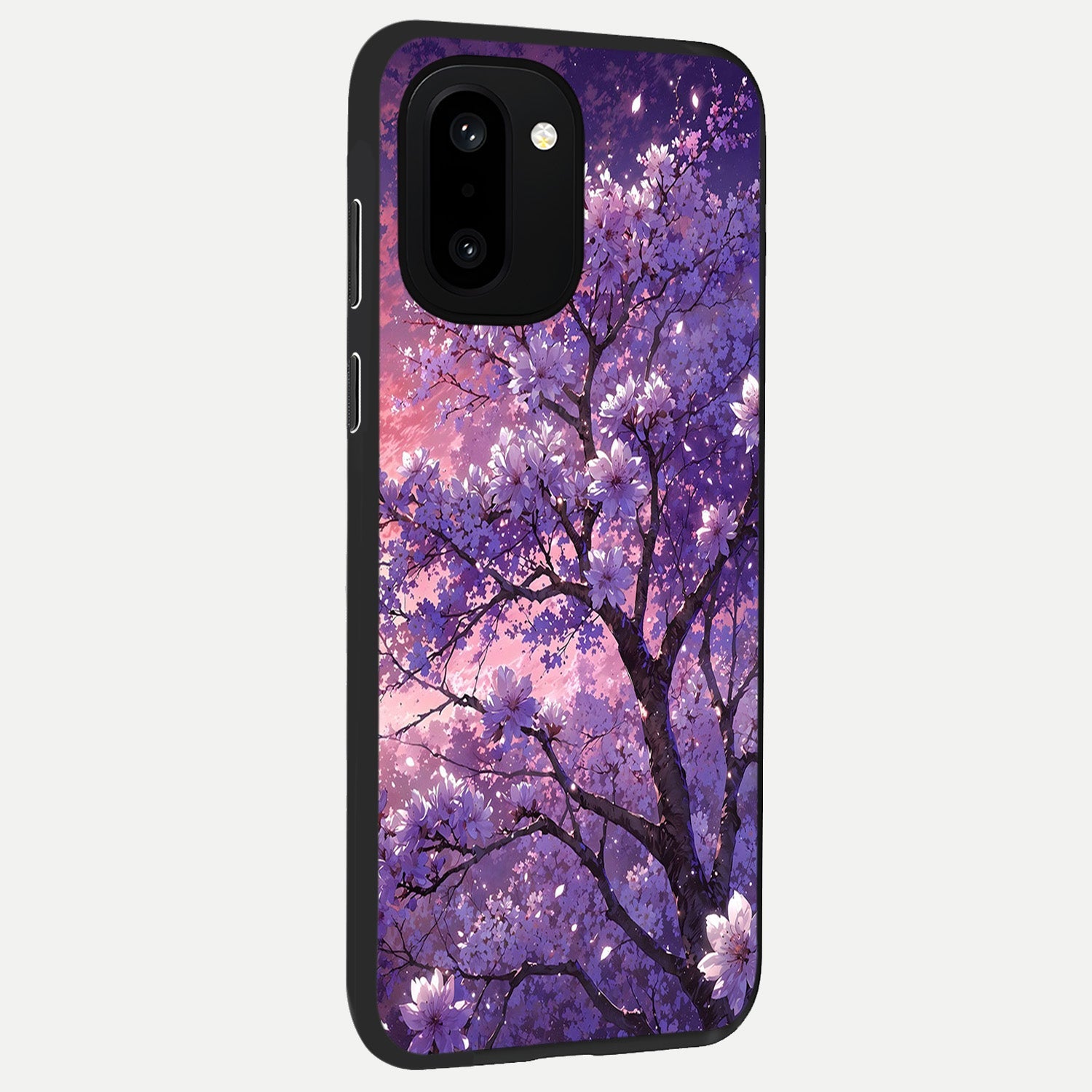  Blossom Tree back cover For Oneplus 15R slim fit glass case with vibrant aesthetic design
