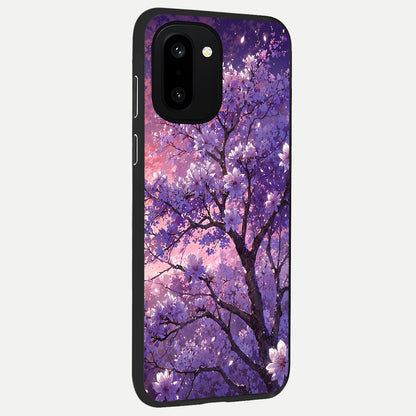  Blossom Tree back cover For Oneplus 15R slim fit glass case with vibrant aesthetic design