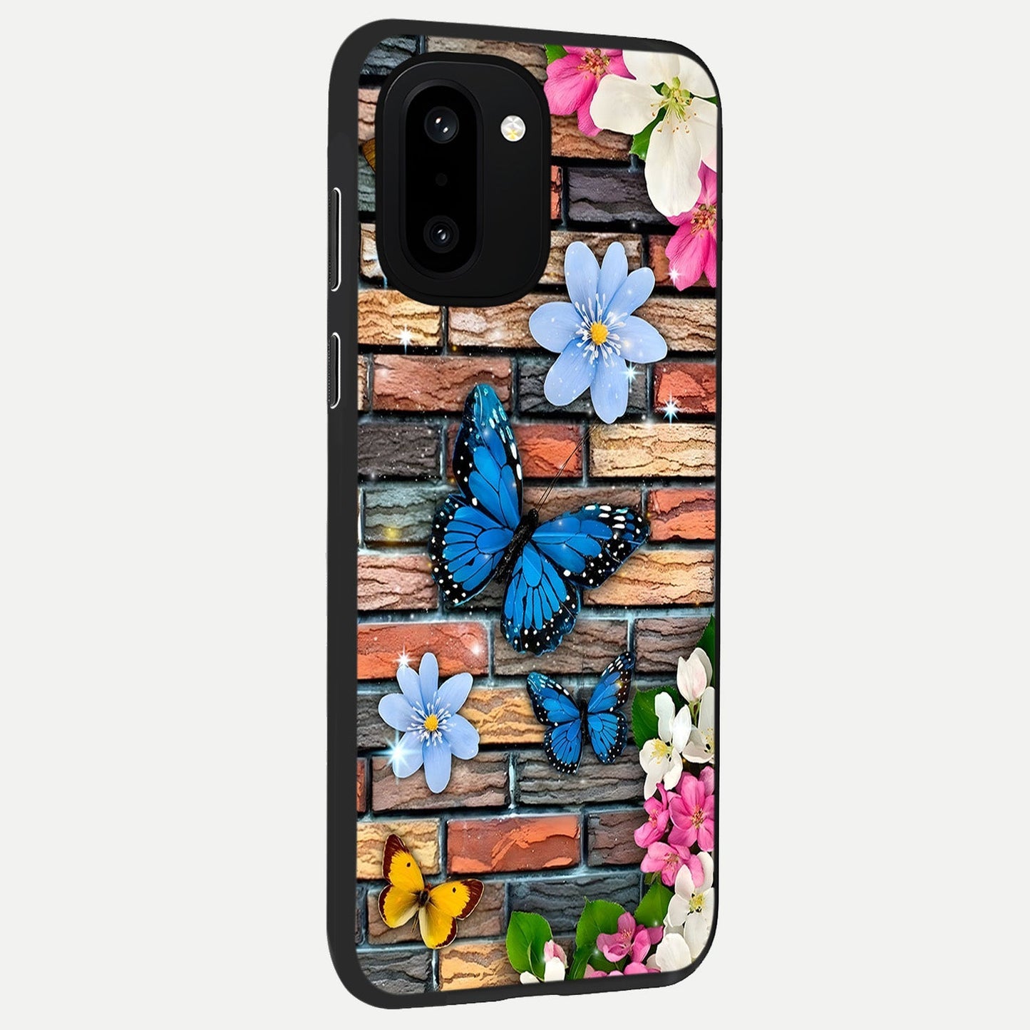  Brick Bloom Flight back cover For Oneplus 15R slim fit glass case with vibrant aesthetic design