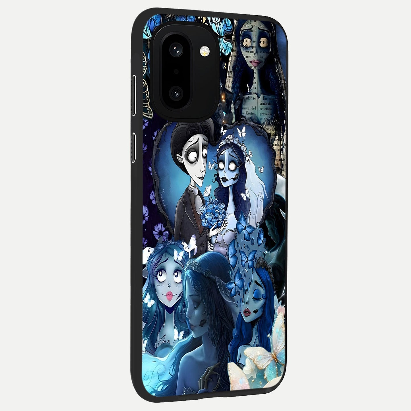  Butterfly Ghost Soul back cover For Oneplus 15R slim fit glass case with vibrant aesthetic design