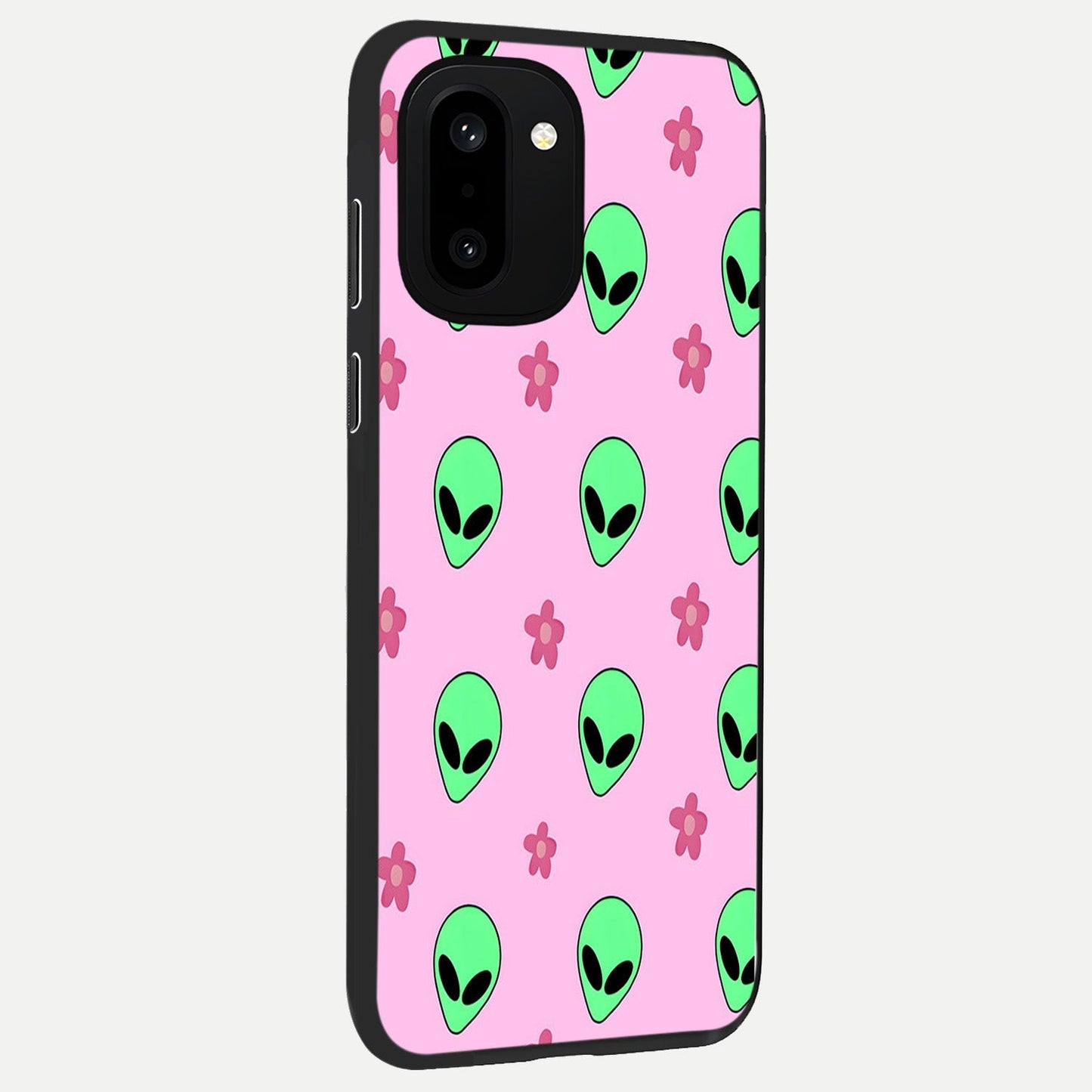  Cosmic Cute Crush back cover For Oneplus 15R slim fit glass case with vibrant aesthetic design
