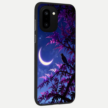  Crow And Moon Scenery back cover For Oneplus 15R slim fit glass case with vibrant aesthetic design