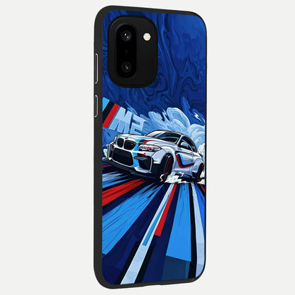  Drift Power Rush back cover For Oneplus 15R slim fit glass case with vibrant aesthetic design