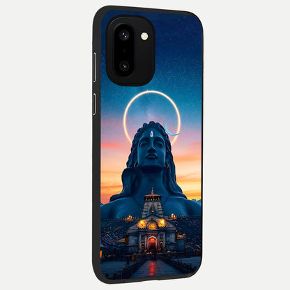  Eternal Shiva Aura back cover For Oneplus 15R slim fit glass case with vibrant aesthetic design