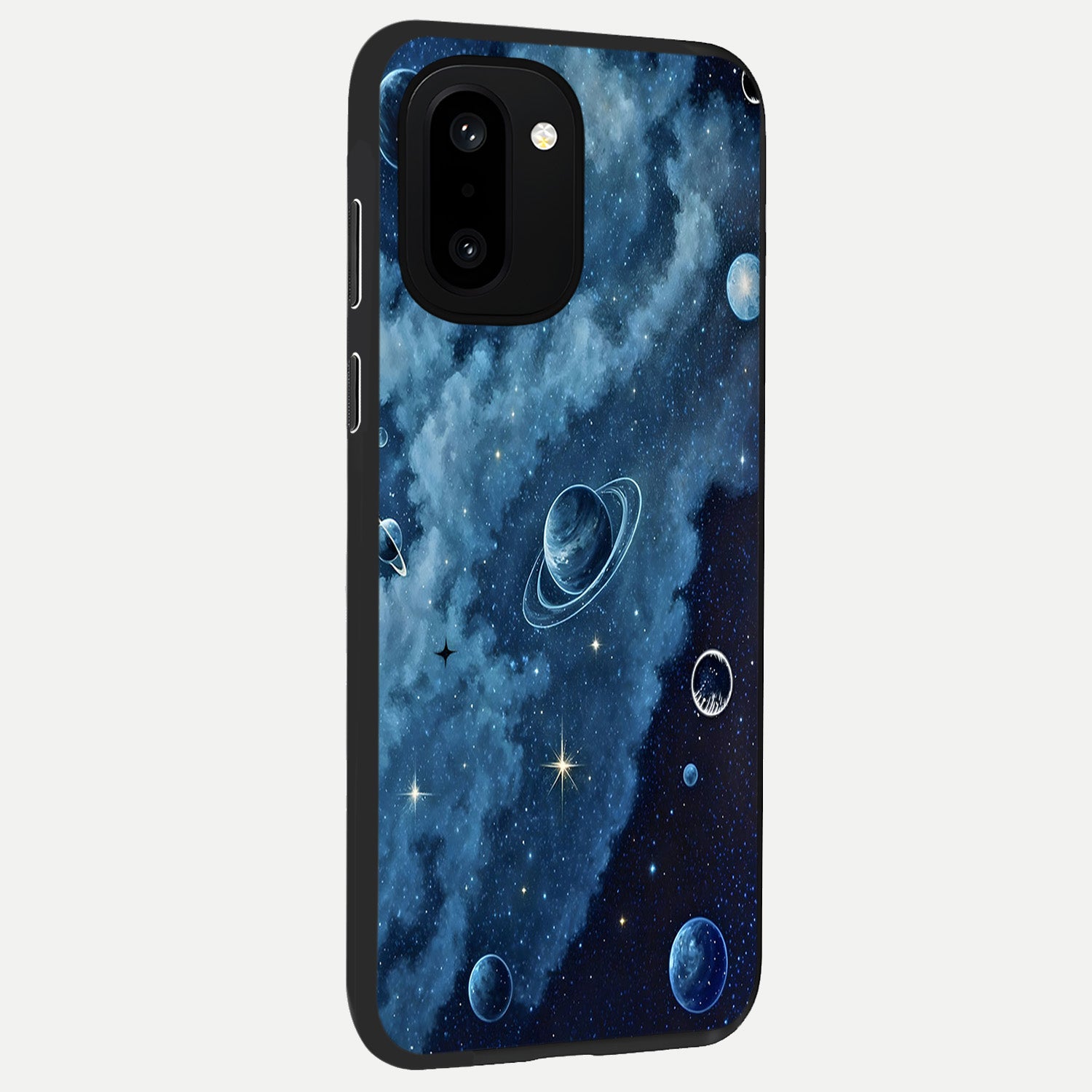  Galaxy Dream Space back cover For Oneplus 15R slim fit glass case with vibrant aesthetic design
