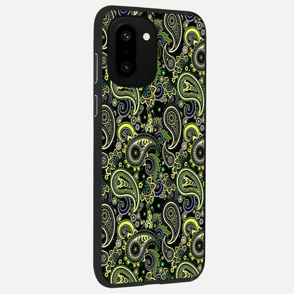  Green Lemon back cover For Oneplus 15R slim fit glass case with vibrant aesthetic design