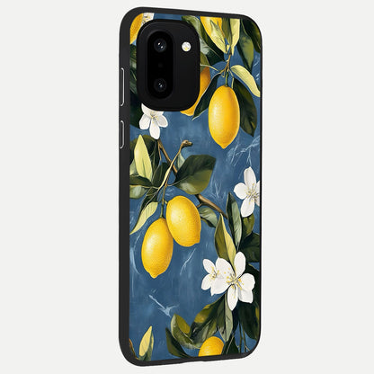  Lemon Dream Garden back cover For Oneplus 15R slim fit glass case with vibrant aesthetic design
