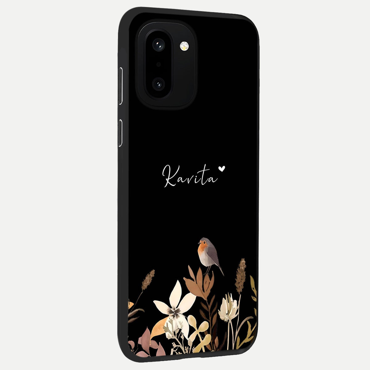  Quiet Garden Tune Custom Name back cover For Oneplus 15R slim fit glass case with vibrant aesthetic design