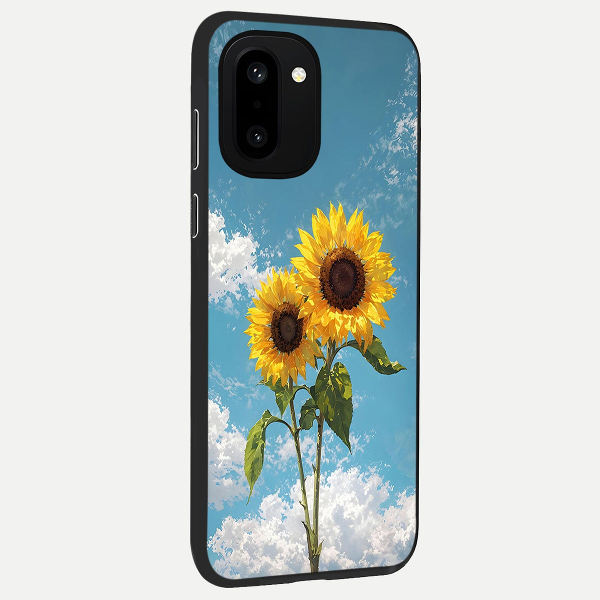  Sunlit Daisy Glow back cover For Oneplus 15R slim fit glass case with vibrant aesthetic design