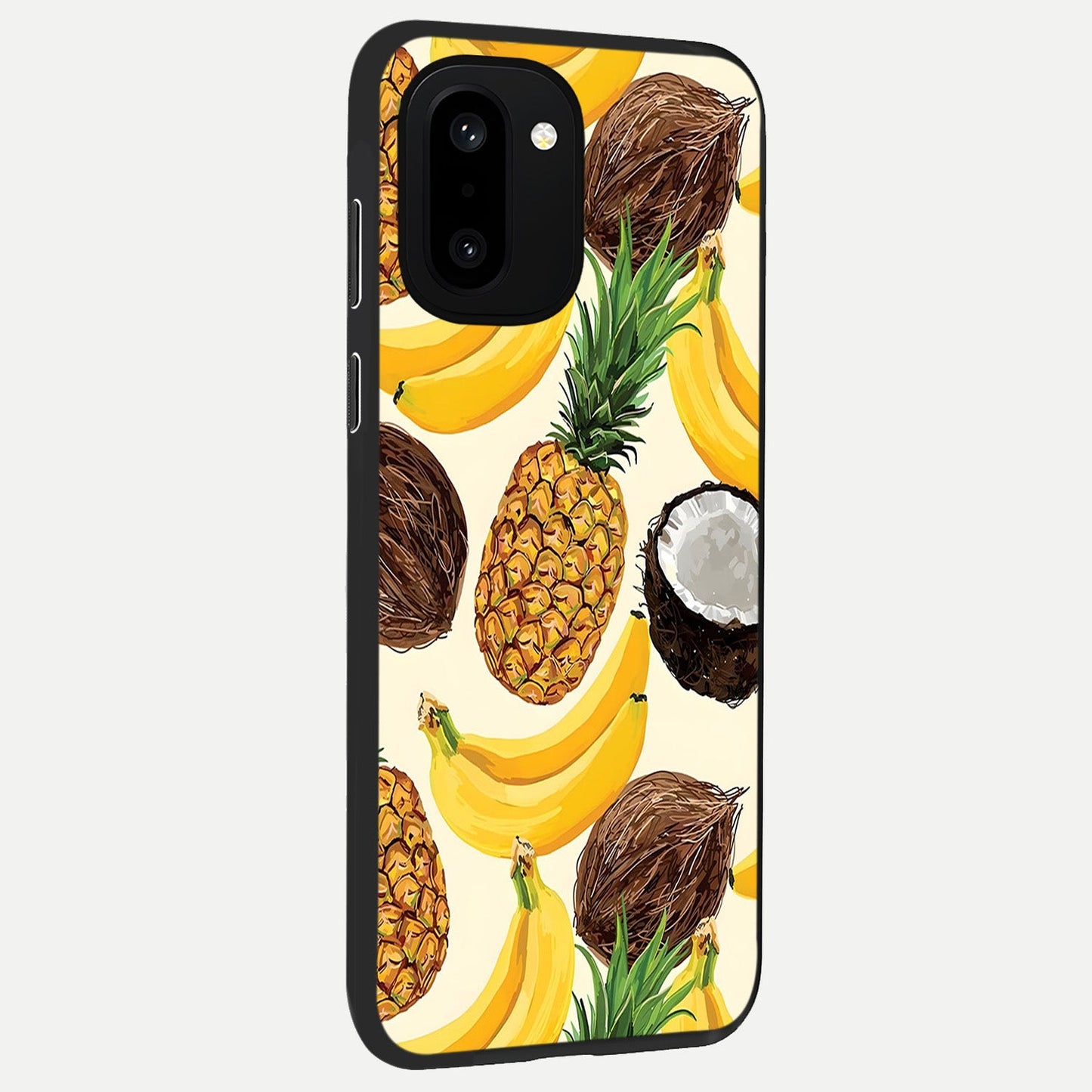  Tropical Fruit Mood back cover For Oneplus 15R slim fit glass case with vibrant aesthetic design