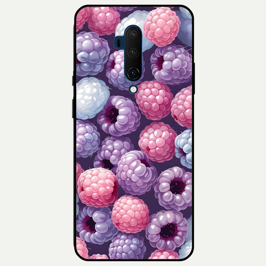  Berry Candy Pop Glass Case For OnePlus 7T Pro back cover – full design glossy printed glass finish